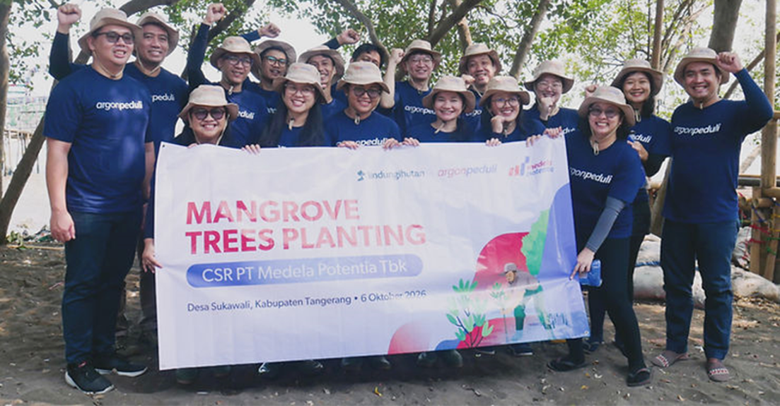 Tanam 700 Mangrove di Pesisir Tangerang, Medela Potentia Peduli Lingkungan Tanam 700 Mangrove di Pesisir Tangerang, Medela Potentia Peduli Lingkungan